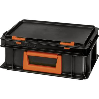 Alutec 139205110188 Pudełko z tworzywa sztucznego Magnus PC 5 (S x W x G) 300 x 133 x 200 mm czarny, pomarańczowy 1 szt.