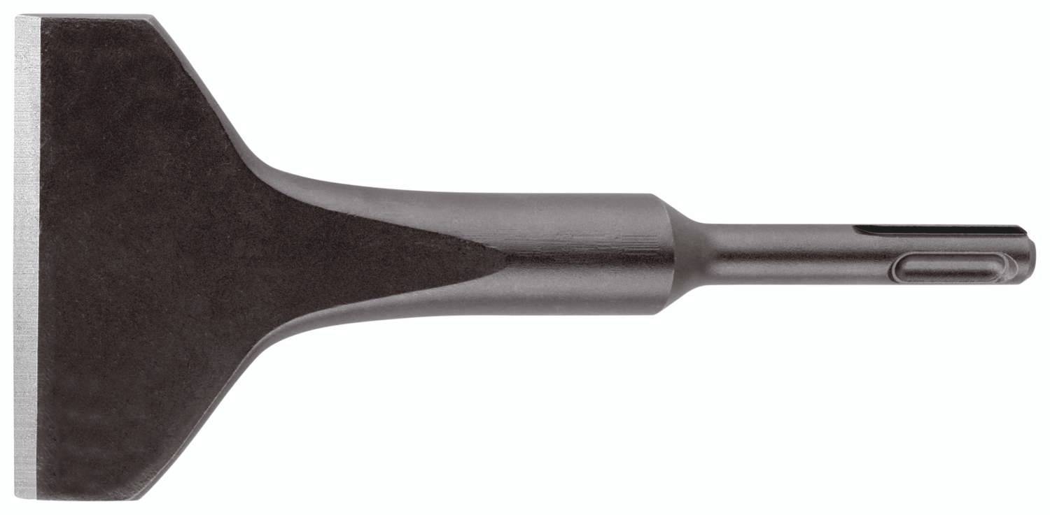 Płaski dłuta z jednostronnym ostrzem, odpowiedni do młotów udarowo-obrotowych z mocowaniem SDS-plus. Często używany do usuwania płytek lub zaprawy.