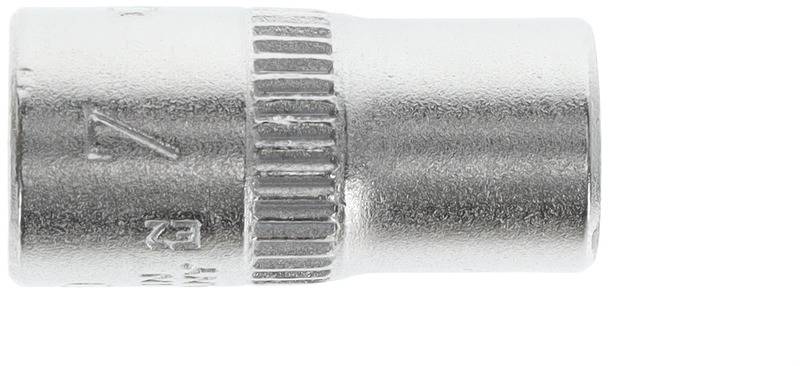 Nasadka metalowa z żebrowanym uchwytem, oznaczona cyfrą '12'. Stosowana w wkrętakach lub narzędziach z grzechotką.