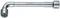 Chromowany podwójny klucz oczkowy o wygiętym kształcie, przeznaczony do prac ślusarskich. Na powierzchni grawerowany napis 'GEDORE'.