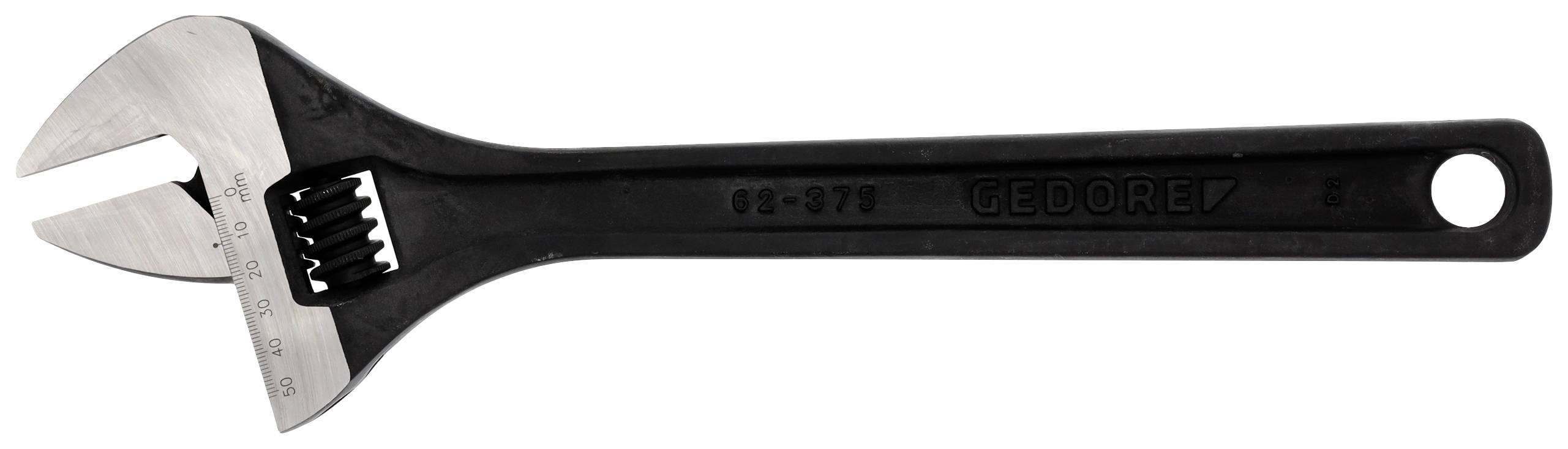 Gedore 6368430 62 P 15 Розвідний ключ Розмір ключа (метрична система) (лише для назв) 50 мм Розмір ключа (дюйм) (лише для назв) 1 