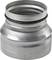 Adapter metalowy o cylindrycznym, żebrowanym wzorze z uszczelką gumową na górze. Stosowany do połączeń rurowych lub przyłączy.