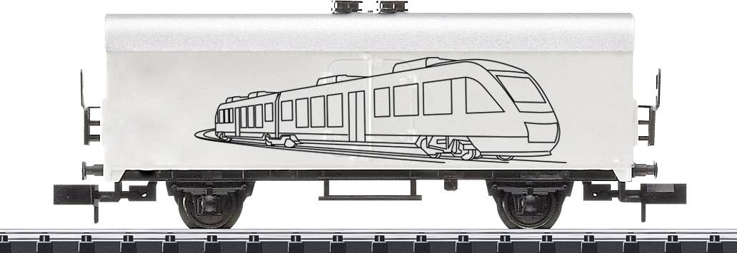 Wagon chłodnia MiniTrix T18086 Lodówka N Hobby do samodzielnego malowania