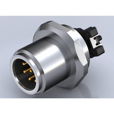 Metalowy złącz wielostykowy z wieloma złotymi stykami, stosowany do przemysłowego łączenia urządzeń elektronicznych.