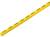 Żółty termokurczliwy przewód z czarnym napisem 'KN8', ułożony skośnie.