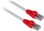 LINDY 47225 RJ45 Kabel sieciowy, kabel krosowy CAT 6 S/FTP 0.30 m biały 1 szt.