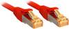 LINDY 47301 RJ45 Kabel sieciowy, kabel krosowy CAT 6 S/FTP 30.00 m czerwony styki pozłacane 1 szt.