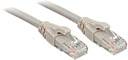 Мережевий кабель LINDY 48009, 1 шт., RJ45, CAT 6, U/UTP, 20.00 м, сірий