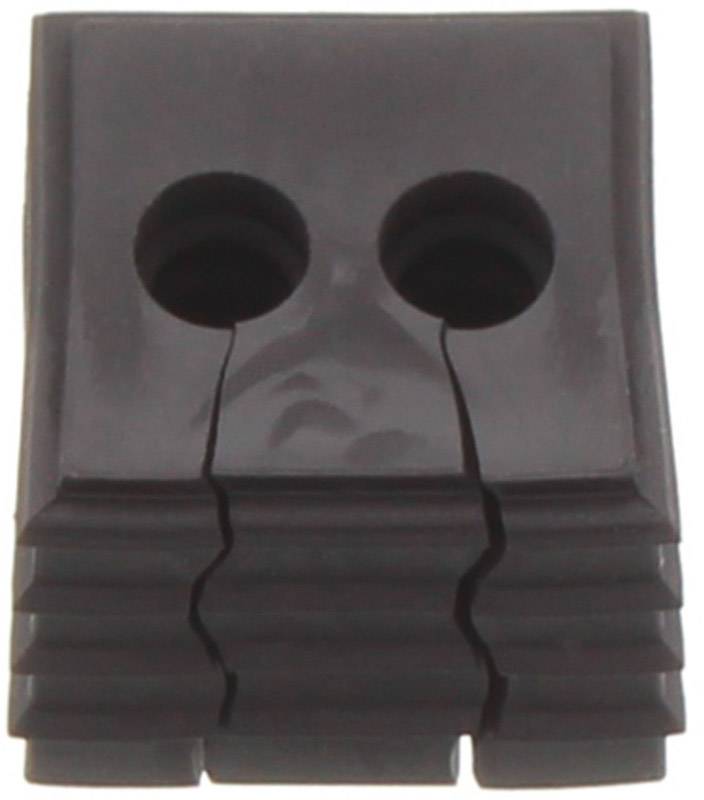 Weidmüller CABTITE SE 2/8 SML BK Insert détanchéité fendu Ø max. des bornes 9 mm TPE (mélange de caoutchouc inodore) noir profond 10 pc(s)