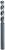 Wiertło frezujące ze stali nierdzewnej ze śrubową krawędzią tnącą, odpowiednie do obróbki metali.