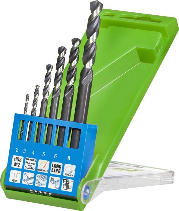 Набір спіральних свердел по металу kwb 258806 1 шт.