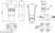 Rysunek techniczny złącza elektrycznego z wymiarowaniem. Przedstawia widok z przodu, z boku i z góry oraz widoki szczegółowe montażu.