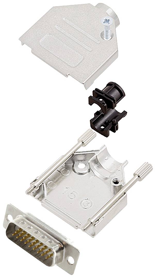 encitech DTZK15-HDP26-W-K 6355-8012-02 Набір штекерних планок D-Sub 180° Кількість контактів: 26 Паяльна чаша 1 шт.