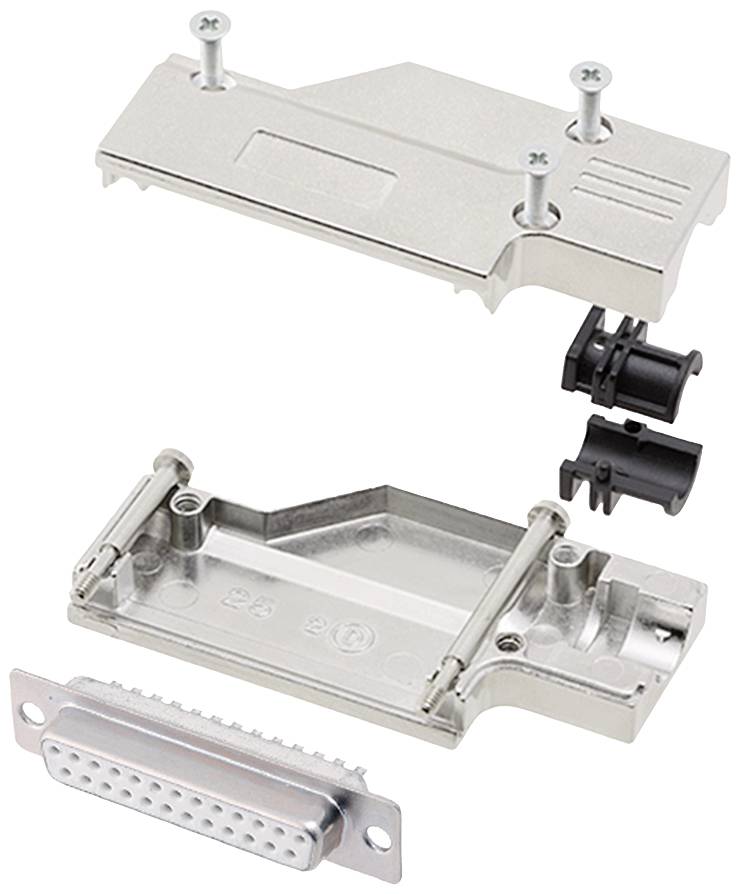 encitech DCMR25-FK-DBS-W-K 6355-8065-13 Набір гнізд D-Sub 90° Кількість контактів: 25 Паяльна чашка 1 шт.