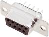 encitech DD09-FTBS 2103-0100-11 Listwa żeńska D-Sub 180 ° Ilość styków: 9 piny lutownicze 1 szt. paleta
