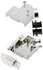 encitech 6355-8003-31 Zestaw listew żeńskich D-Sub D45ZK09-DMS-W-K, rzędy: 2, styki: 9, 45 °, 1 szt.