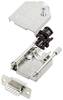 encitech 6355-8012-11 Zestaw listew żeńskich D-Sub DTZK09-HDS15-W-K, rzędy: 3, styki: 15, 180 °, 1 szt.