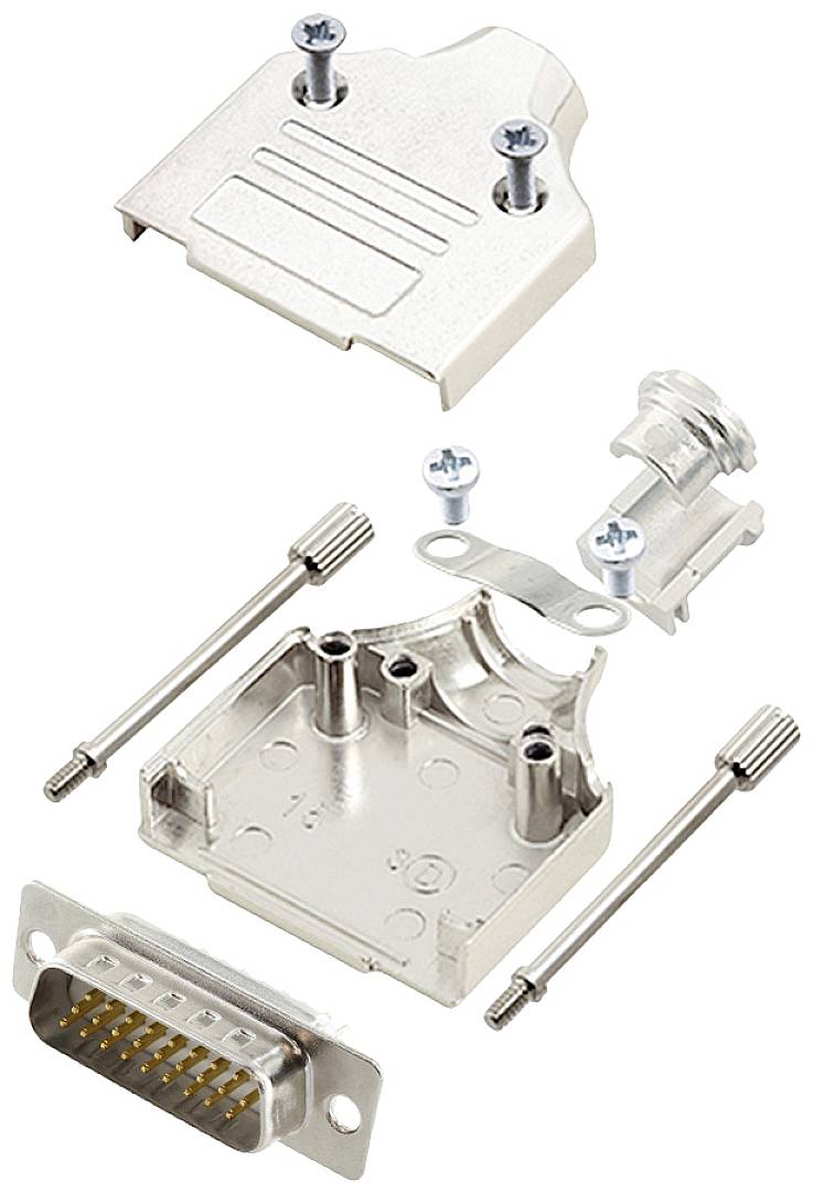 encitech MHDM-15-HDP26-W-K 6355-8059-02 Набір штекерних планок D-Sub 180° Кількість контактів: 26 Паяльна чашка 1 шт.