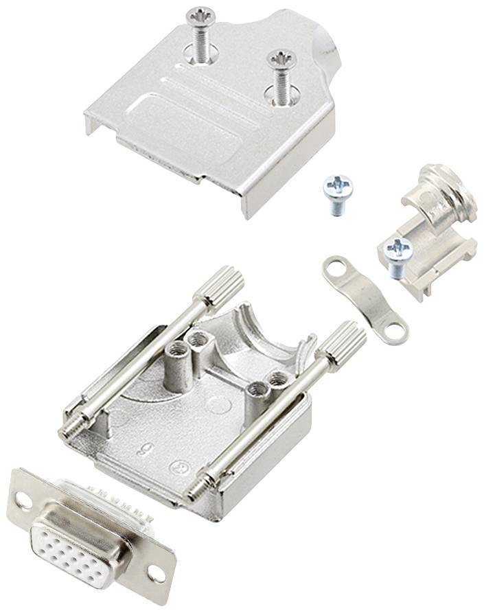 encitech MHDM-09-HDS15-W-K 6355-8059-11 Комплект роз'ємів D-Sub типу 