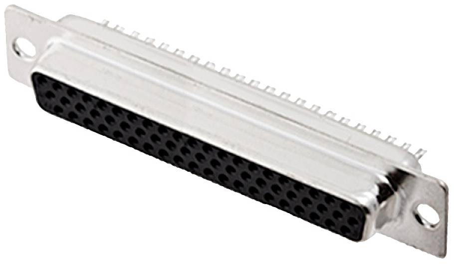 encitech HDS-62-F-T-B-S 2101-0300-14 Роз'єм D-Sub, 180° Кількість контактів: 62 Паяльна чашка 1 шт. Палета