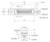 'Rysunek techniczny złącza ze szczegółowymi wymiarami. Przedstawiono rozmieszczenie styków i ich pozycje. Widoki boczne i czołowe.'