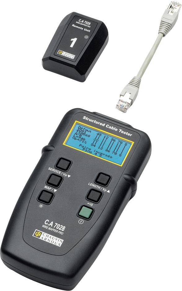 Тестер кабелю P01129501 Chauvin Arnoux C.A 7028 мережі, телекомунікації