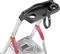 'Drabina aluminiowa z plastikową półką i antypoślizgowymi stopniami, odpowiednia do prac majsterkowiczów. Logo marki widoczne na półce.'