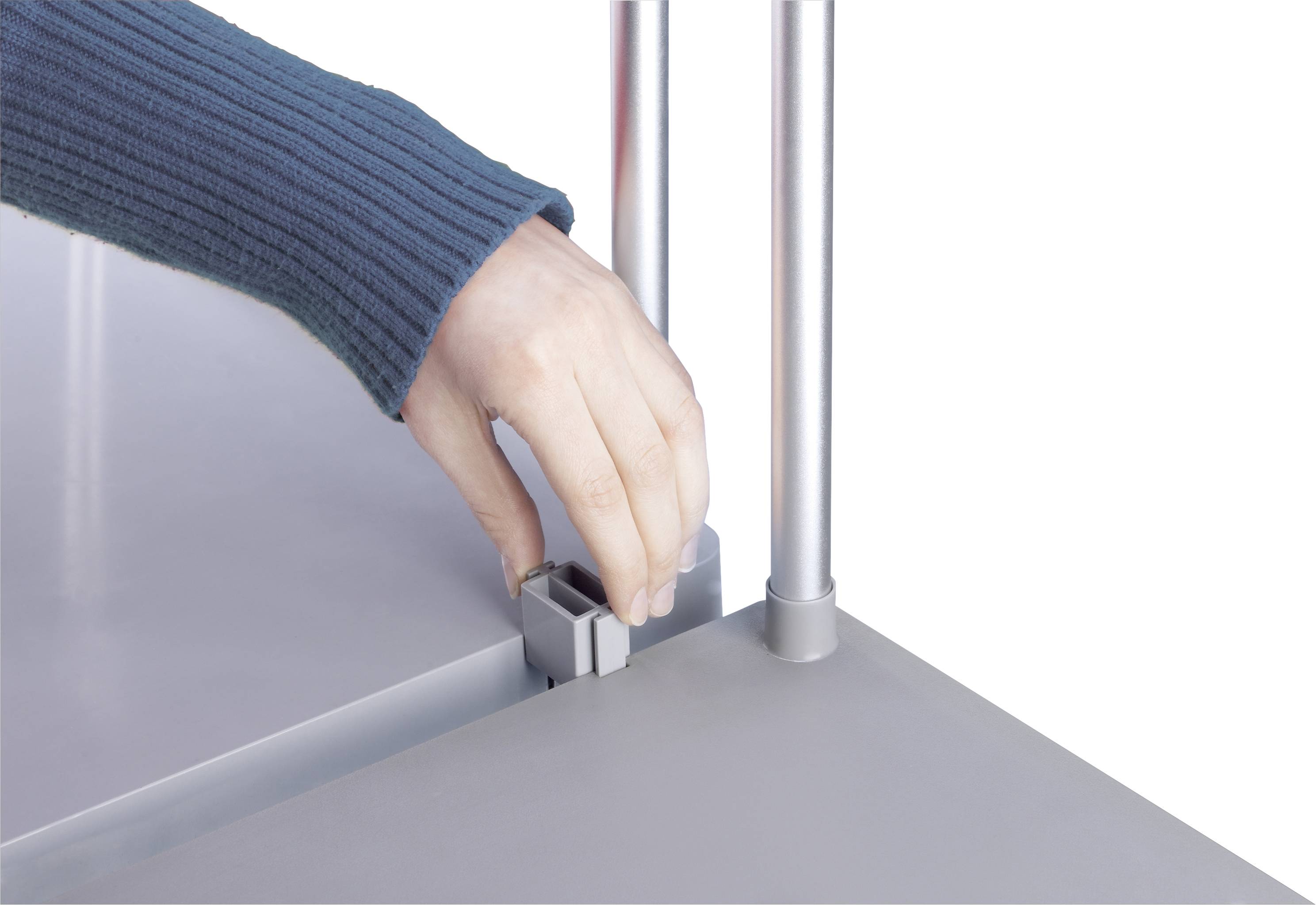 Hailo 0912-210 Контейнер для переробки 120 л алюмінієвий (Ш x В x Г) 430 x 1000 x 450 мм сірий Портативний Н/Д 1 шт.