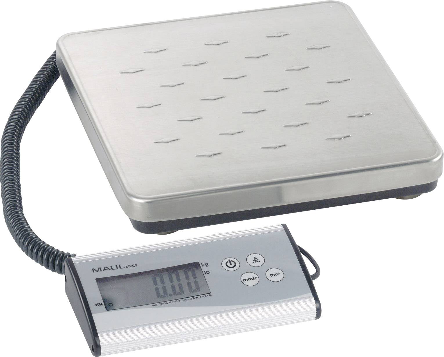Ваги для посилок Maul Paketwaage MAULcargo, 120 кг, роздільні, Bedienpult 1799209 Діапазон вимірювання макс. 120000 г Ціна поділу 
