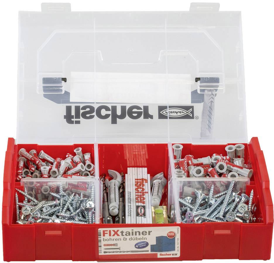 Набір дюбелів Fischer 547166 FIXtainer, 1 шт.