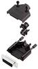 TRU COMPONENTS 7708420 Zestaw listew żeńskich D-Sub TCDTPKP15DBSK, rzędy: 2, styki: 15, 180 °, 1 szt.