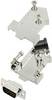 TRU COMPONENTS 7708464 Zestaw listew męskich D-Sub TCD45NT09MHDP15K, rzędy: 3, styki: 15, 45 °, 1 szt.