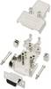 TRU COMPONENTS 7708500 Zestaw listew żeńskich D-Sub TCTRIM09HDS15K, rzędy: 3, styki: 15, 180 °, 1 szt.