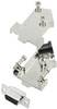 TRU COMPONENTS 7708512 Zestaw listew żeńskich D-Sub TCD45NT09MDBSK, rzędy: 2, styki: 9, 45 °, 1 szt.