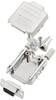 TRU COMPONENTS 7708564 Zestaw listew żeńskich D-Sub TCDPPK09MDBSK, rzędy: 2, styki: 9, 180 °, 1 szt.