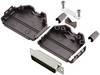 TRU COMPONENTS 7708600 Zestaw listew męskich D-Sub TCDPPK25BKDMPK, rzędy: 2, styki: 25, 180 °, 1 szt.