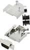 TRU COMPONENTS 7708652 Zestaw listew męskich D-Sub TCD45ZK09HDP15K, rzędy: 3, styki: 15, 45 °, 1 szt.