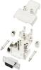 TRU COMPONENTS 7708668 Zestaw listew żeńskich D-Sub TCTRIM09DBSK, rzędy: 2, styki: 9, 180 °, 1 szt.