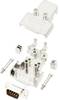 TRU COMPONENTS 7708676 Zestaw listew męskich D-Sub TCTRIM09DMPK, rzędy: 2, styki: 9, 180 °, 1 szt.