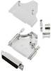 TRU COMPONENTS 7708756 Zestaw listew męskich D-Sub TCMHDM3525HDP44K, rzędy: 3, styki: 44, 35 °, 1 szt.