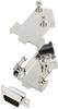 TRU COMPONENTS 7708776 Zestaw listew męskich D-Sub TCD45NT09MDBPK, rzędy: 2, styki: 9, 45 °, 1 szt.