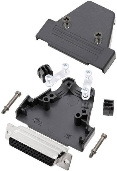 TRU COMPONENTS TCTRIP25HDS44K TCTRIP25HDS44K, пластик, 180°, 1 шт.