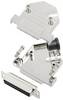 TRU COMPONENTS 7708928 Zestaw listew żeńskich D-Sub TCD45NT25MDMSK, rzędy: 2, styki: 25, 45 °, 1 szt.
