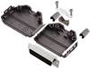 TRU COMPONENTS 7709000 Zestaw listew męskich D-Sub TCDPPK25BKHDP44K, rzędy: 3, styki: 44, 180 °, 1 szt.