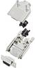 TRU COMPONENTS 7709164-SR Zestaw listew żeńskich D-Sub TCDTPKM09HDS15K, rzędy: 3, styki: 15, 180 °, 1 szt.