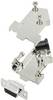 TRU COMPONENTS 7709176 Zestaw listew żeńskich D-Sub TCD45NT09MHDS15K, rzędy: 3, styki: 15, 45 °, 1 szt.