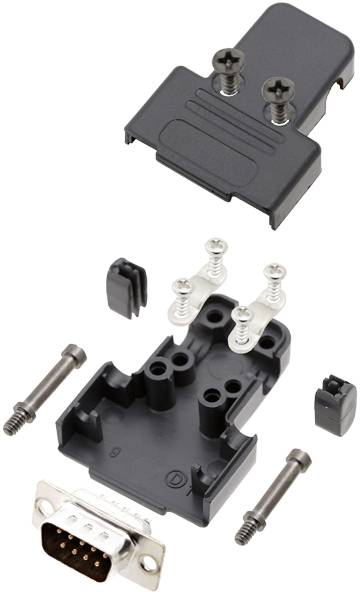 TRU COMPONENTS 7709196 Zestaw listew męskich D-Sub TCTRIP09DMPK, rzędy: 2, styki: 9, 180 °, 1 szt.