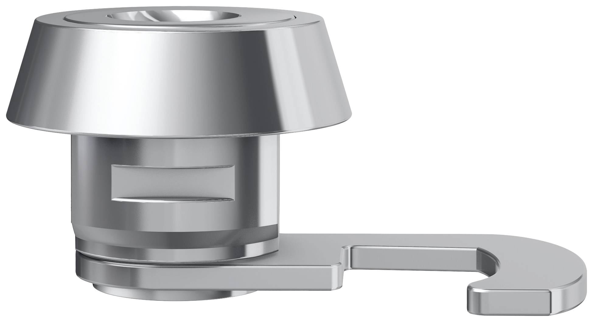 Замок Basi 9000-1358 із важелем, сріблястий