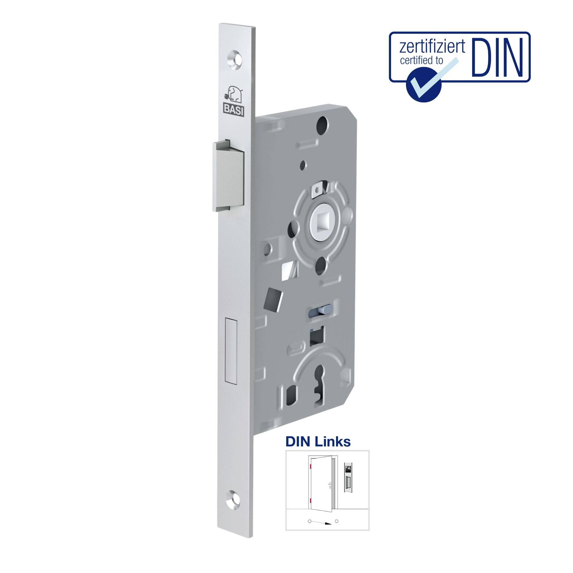 Замок врізний Basia 9210-5512 для спальні, 1 шт.