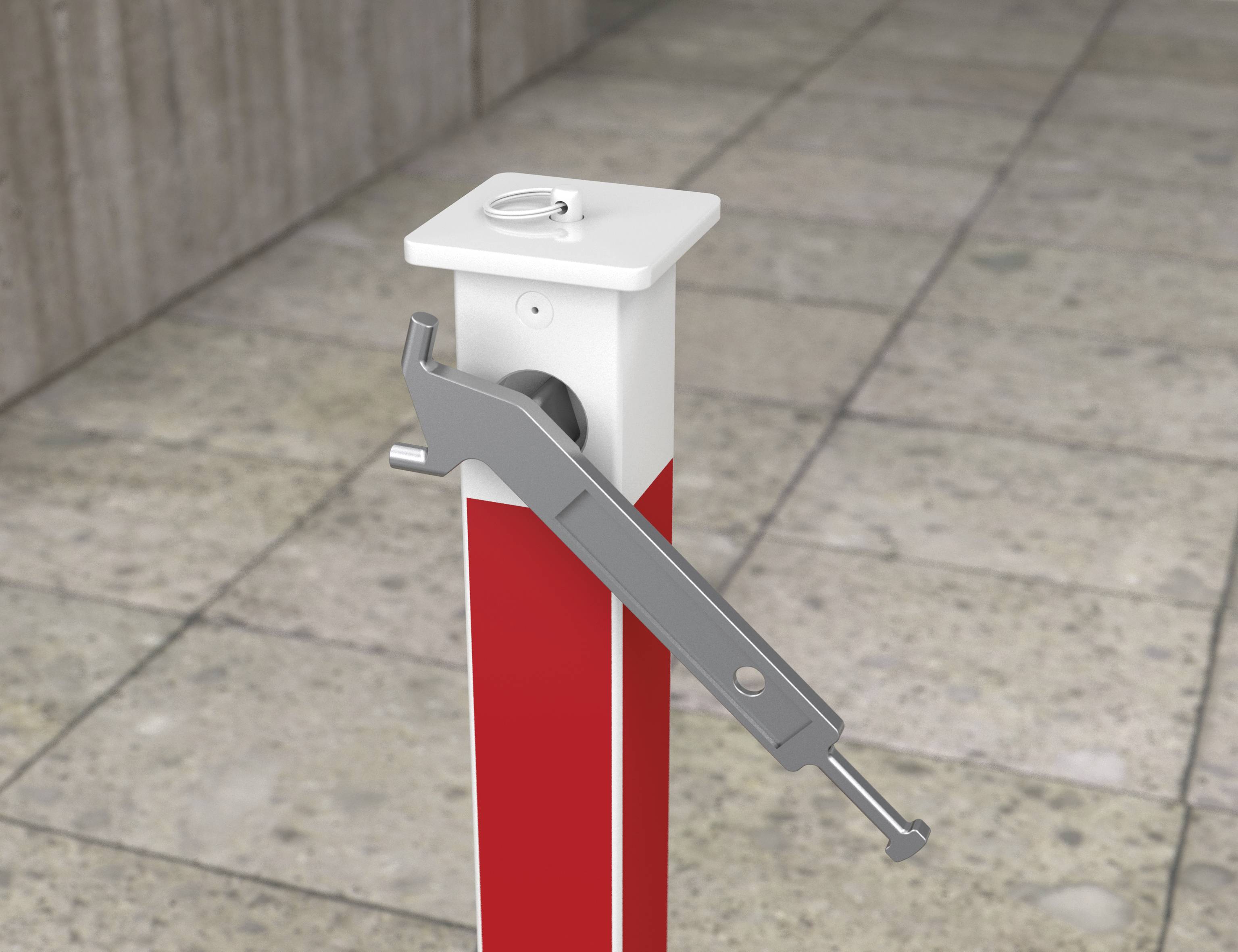 Ключ для стійки Basi 302A (Д x Ш x В) 300 x 60 x 40 мм